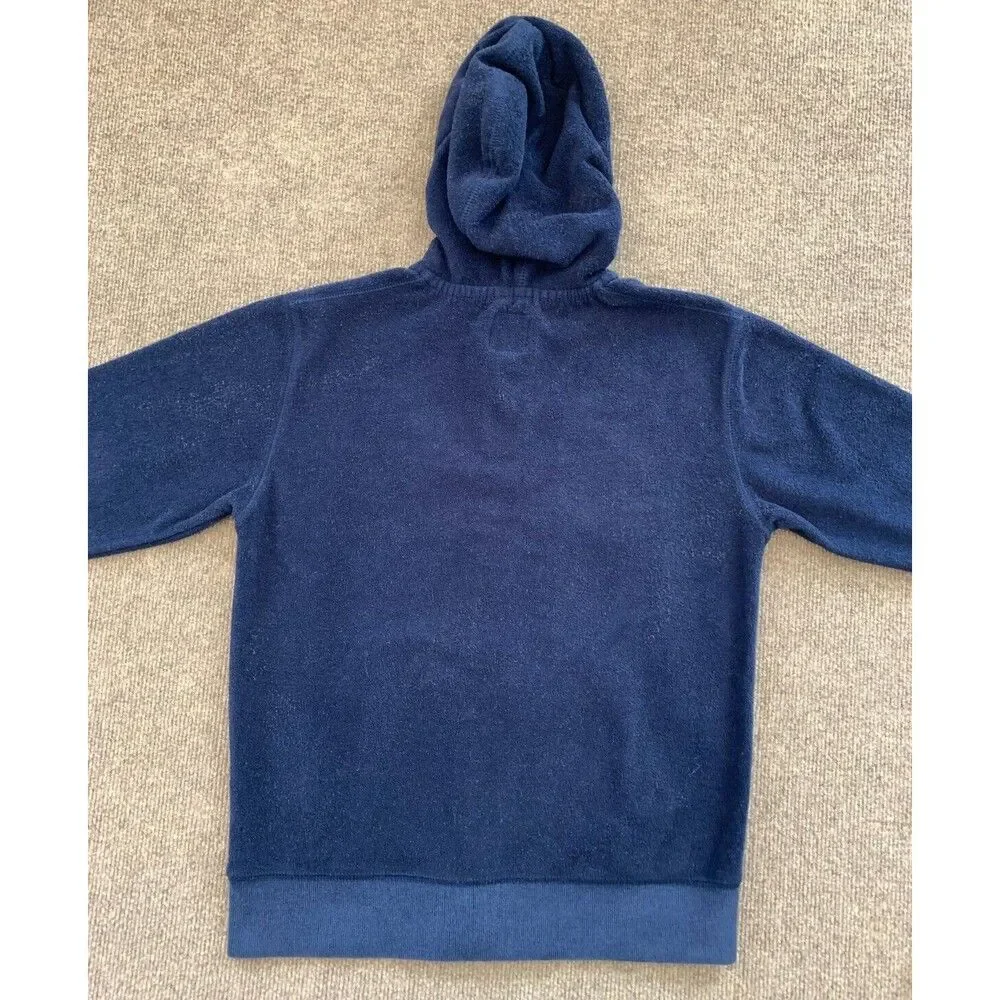 Vintage Gap Kids Fleece Hoodie Size XL Full Zip Classic Spell Out Long Sleeve